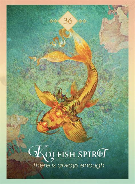 Wolf is represented by the world tarot card. Koi Fish - Spirit Animal Oracle in 2020 | Spirit animal, Animal spirit cards, Animal spirit guides