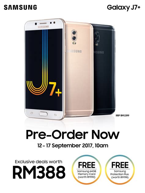 Didn't give me an option for the sd card or watch. Samsung Galaxy J7+ Lands in Malaysia for RM1,599 | Lowyat.NET