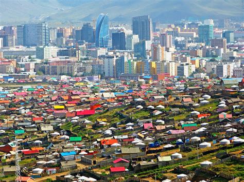 Ulaanbaatarulan Bator Mongolia Area • Total 18163 Sq Mi