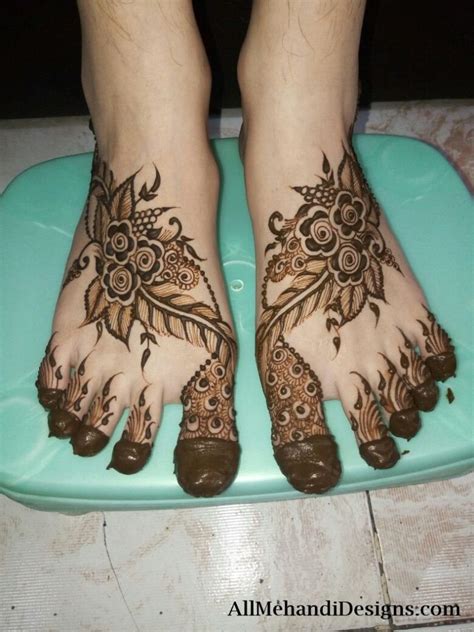 1000 Easy Foot Mehndi Designs Simple Feet Henna Patterns