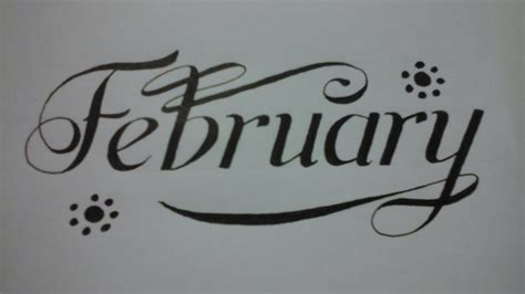 Calligraphy February Lesmyl Scuisine