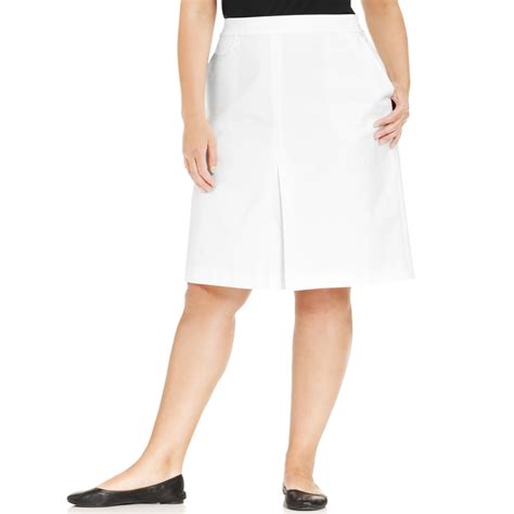 Lyst Jones New York Signature Plus Size Aline Pleated Skirt In White