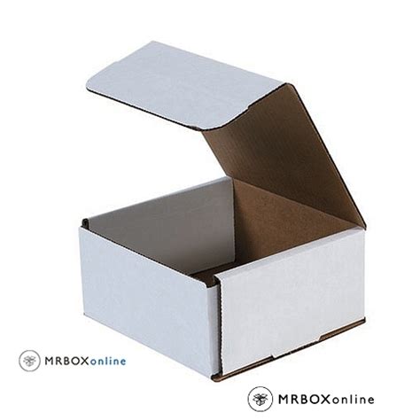 6x6x3 White Die Cut Mailer Boxes Mrboxonline