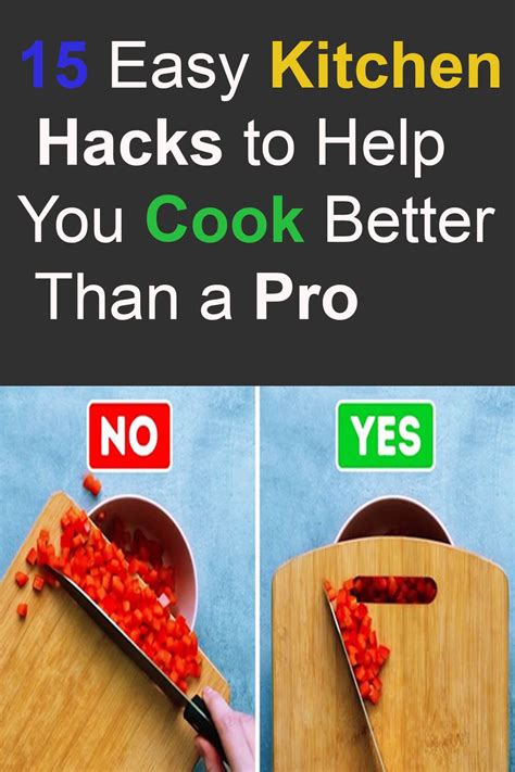 15 Easy Kitchen Hacks To Help You Cook Better Than A Pro Cooking Diy