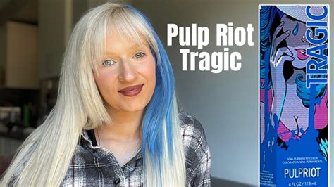 Pulp Riot Tragic Split Dye Blue Hair Youtube