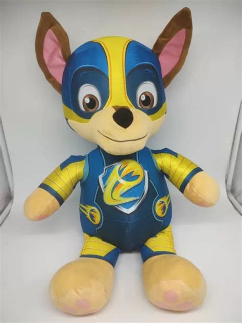 Paw Patrol 24and Mighty Pups Jumbo Chase Plush Mission Cruiser 2190