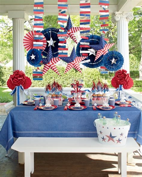 A Patriotic Party Martha Stewart Decorations