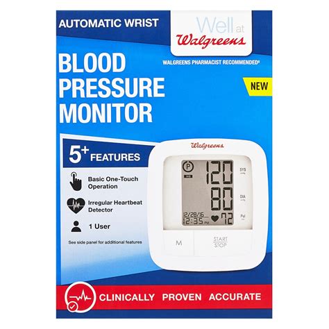 Walgreens Auto Wrist Blood Pressure Monitor 2016 Walgreens