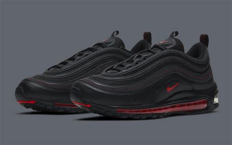 The Nike Air Max 97 Appears In Another Black And Red Arrangement