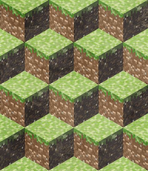 Minecraft Grass Block Art On Behance
