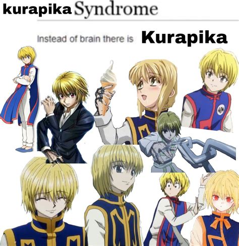 Kurapika Syndrome Hunter X Hunter Valentines Anime Anime Memes