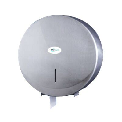 Jumbo Toilet Roll Dispenser Satin Stainless Steel Nice Touch