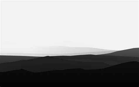 3840x2400 Minimalist Mountains Black And White 4k Hd 4k Wallpapers