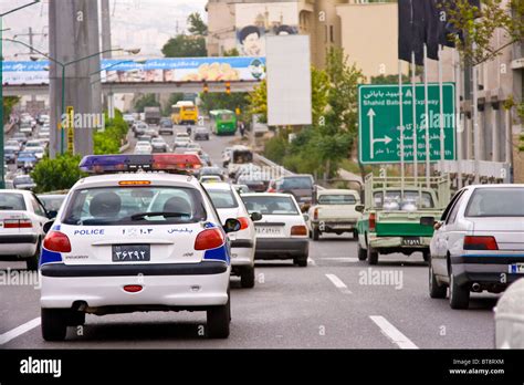 Highway In Tehran Iran Stock Photo Alamy
