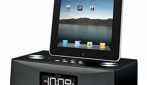 iHome iD84 App-Enhanced Dual Alarm Clock AM/FM Radio ID84 B&H
