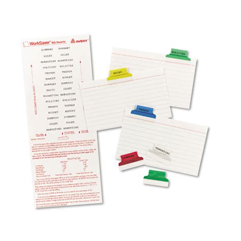 › printable hanging file tab inserts. Insertable Index Tabs with Printable Inserts, 1, Assorted ...