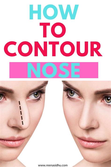 For real, the perfect nose contour and highlight can make all the difference! How To Contour Nose: For Every Nose Type! | Nose contouring, Contouring techniques, Nose types