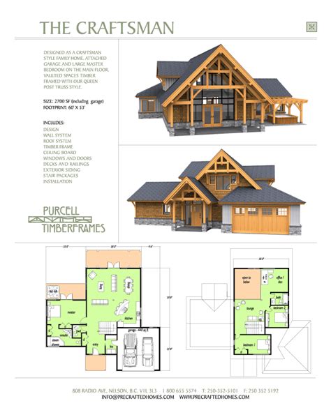 Purcell Timber Frames The Precrafted Home Company The Craftsman