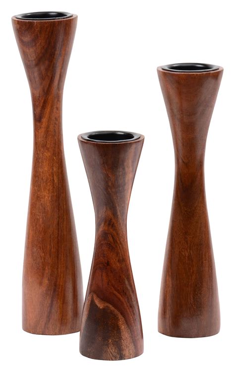 Tall Wooden Candle Holders Foter