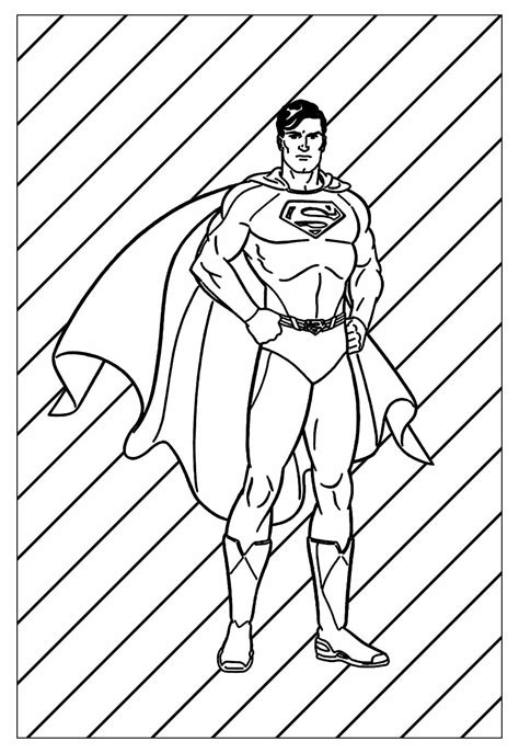 Desenhos Do Super Homem Modelos Para Colorir