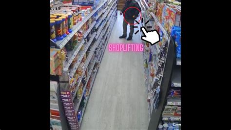 Shoplifter Caught In Camera Stealing Caught Shoplifter Shoplifting Youtube