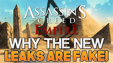 Why The New Assassin S Creed Leaks Are Fake Don T Believe