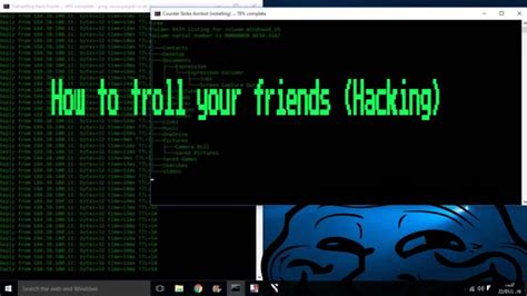 How To Troll Your Friends On Windows Hacking Youtube