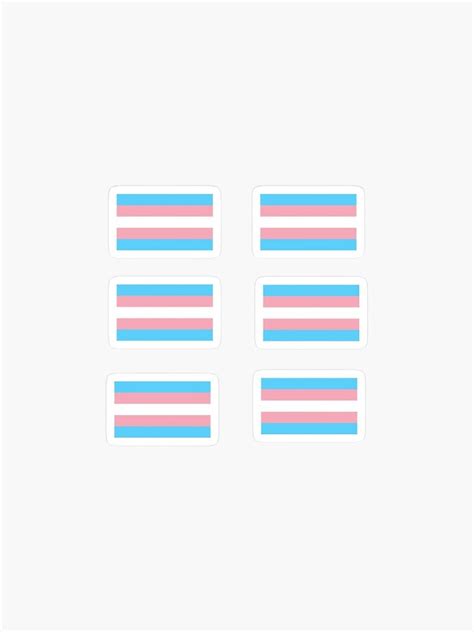 Trans Pride Flag Sticker Pack Sticker For Sale By Blushys Redbubble