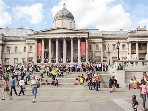 National Gallery At Trafalgar Square In London Editorial Photo Image