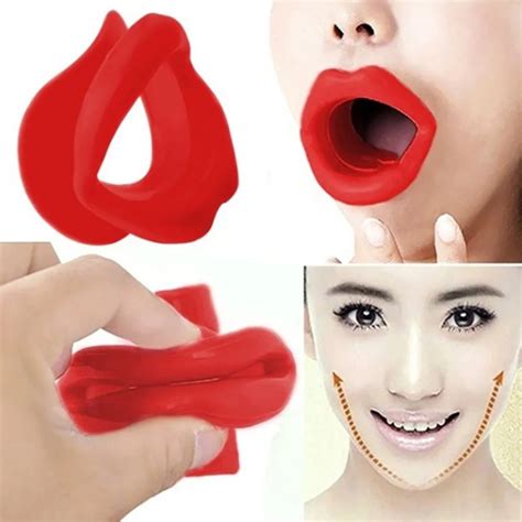 Portable Soft Silicone Lips Massage Slim Exerciser Anti Aging Anti Wrinkle Women Lip Muscle