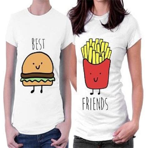 Camisetas Amigas Best Friends Bff Amigos 2 Camisetas No Elo7