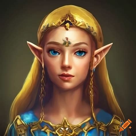Photo Realistic Princess Zelda Portrait