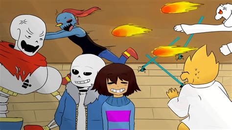 Frisk And Charas Story Part 1 Undertale Comic Dub Youtube