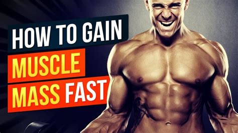 How To Gain Muscle Fast Gain Muscle Fast Gain Muscle Gain Muscle Mass