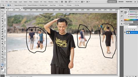 Cara Menghapus Objek Di Foto Dengan Photoshop Saget Sae My Xxx Hot Girl