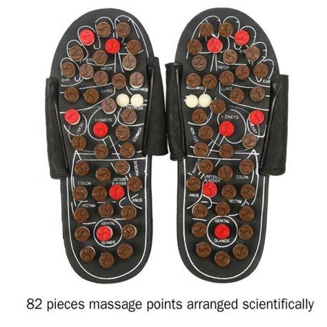 Slippers Acupuncture Therapy Massager Shoes For Foot Acupoint Foot Massage Ebay