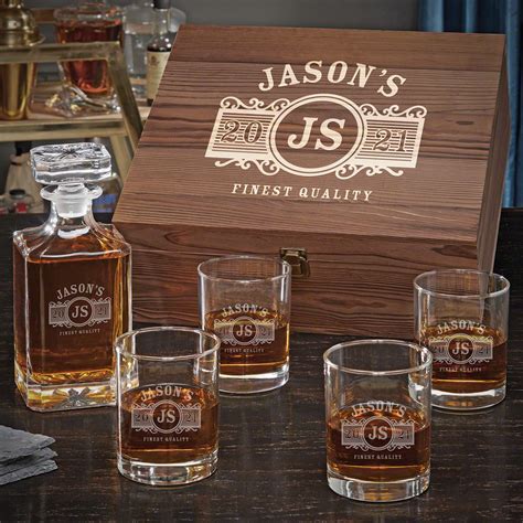 Marquee Personalized Decanter Set