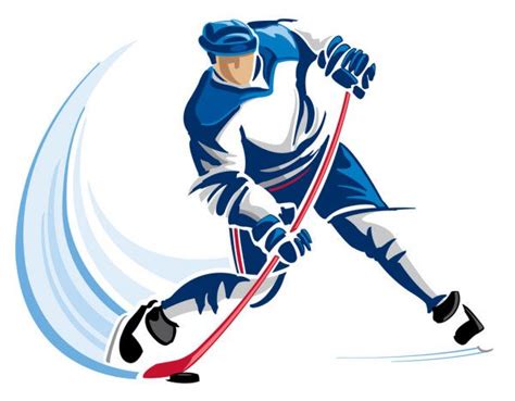 Хоккеист — стоковая иллюстрация Hockey Players Hockey Drawing Hockey