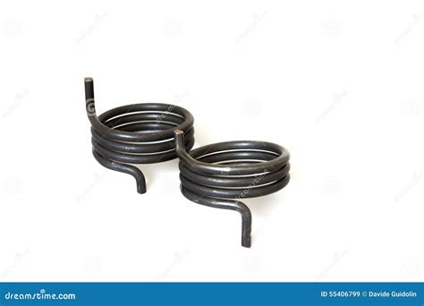 Isolated Objects Couple Of Springs Stock Image Image Of Helix