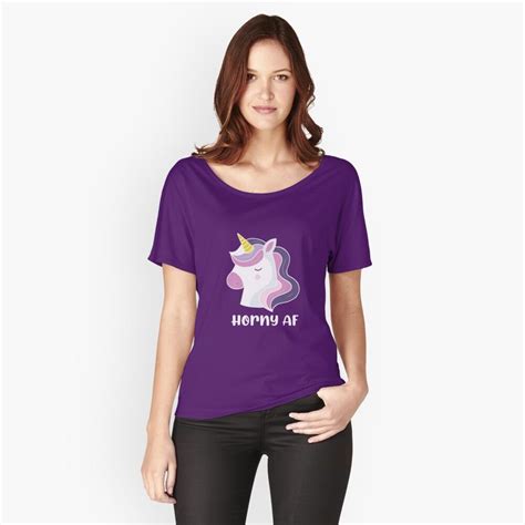 unicorn horny af shirt for women t for her him love my body brave women humor grafico