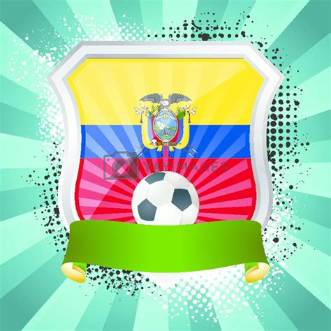 Shield With Flag Of Ecuador By Petrovvladimir Vectors And Illustrations