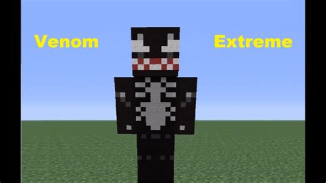 Minecraft 360 How To Make A Venom Extreme Statue Youtube