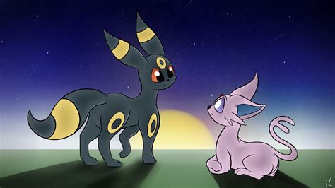 Umbreon And Espeon By Thexiiilightning On Deviantart