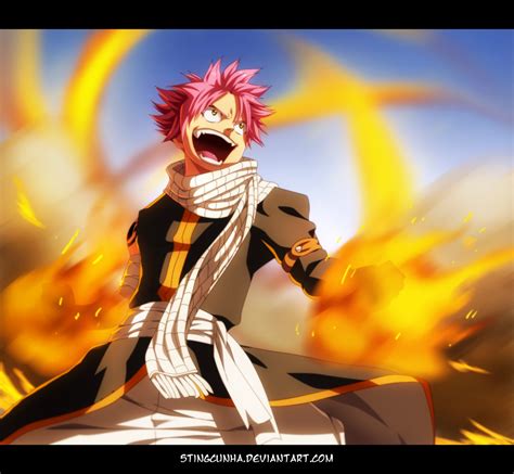 Fairy Tail 430 Natsu On Fire By Stingcunha On Deviantart