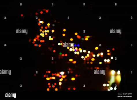 Light Night Bokeh City Blur Stock Photo Alamy