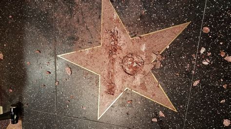 Donald Trump’s Star On Hollywood Walk Of Fame Is Smashed The New York Times