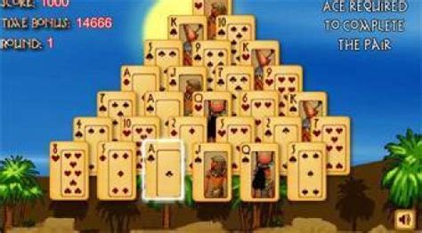 Pyramid Solitaire Ancient Egypt Game