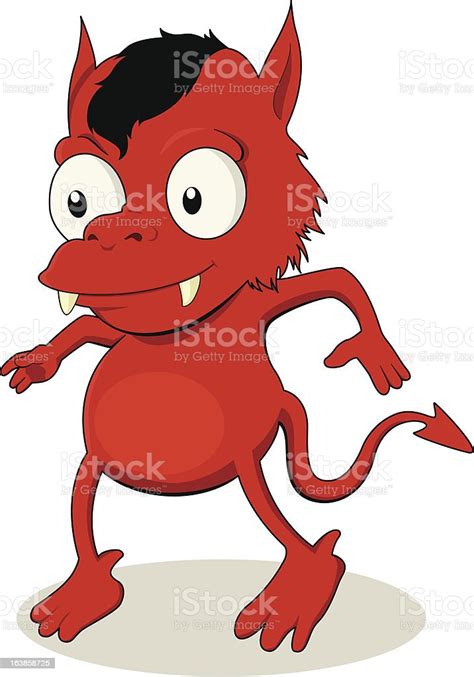 Little Red Devil Stock Illustration Download Image Now Bizarre