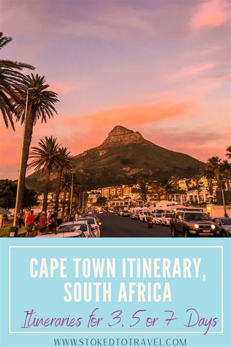 Cape Town Itinerary Planning 3 5 And 7 Day Itineraries For Cape Town