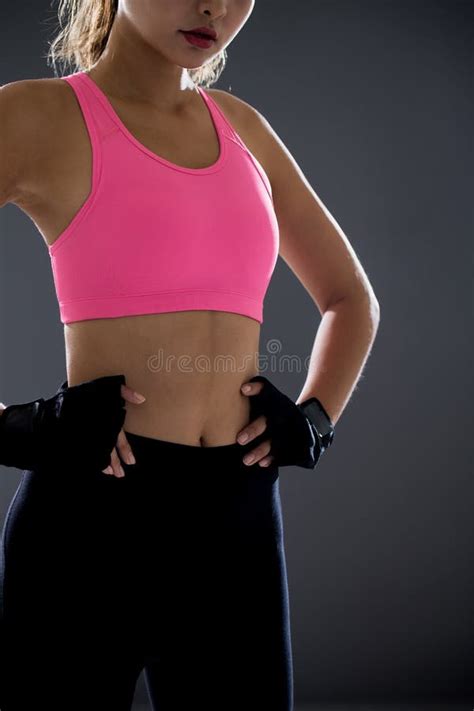 Beautiful Shapely Woman Exercise Stock Image Image Of Strength Asia